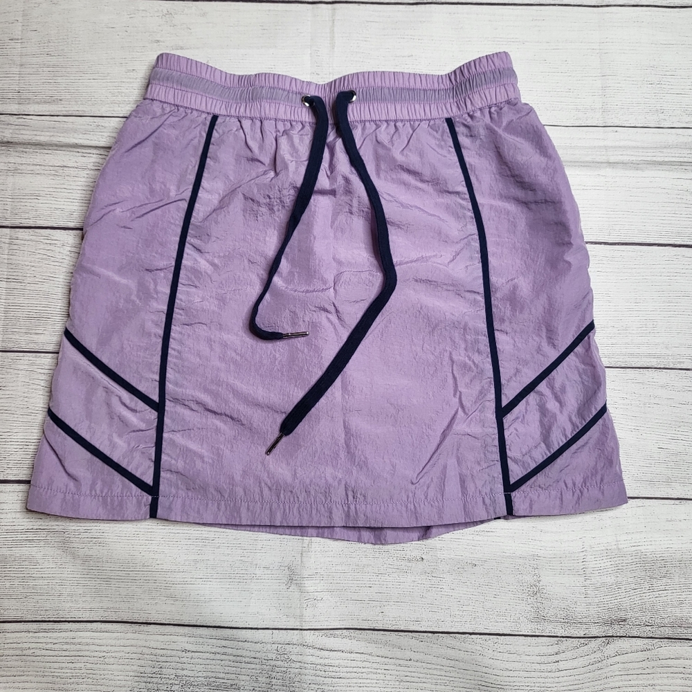 Urban Outfitters Purple Athletic Skirt with Drawstring and Mesh Lining Size M